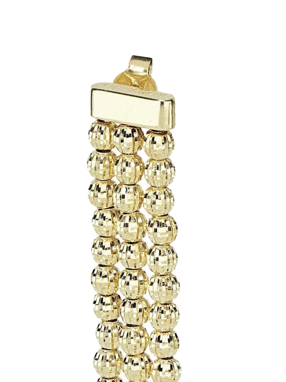  Desmos Pendientes Largos Crystal - Dorado 