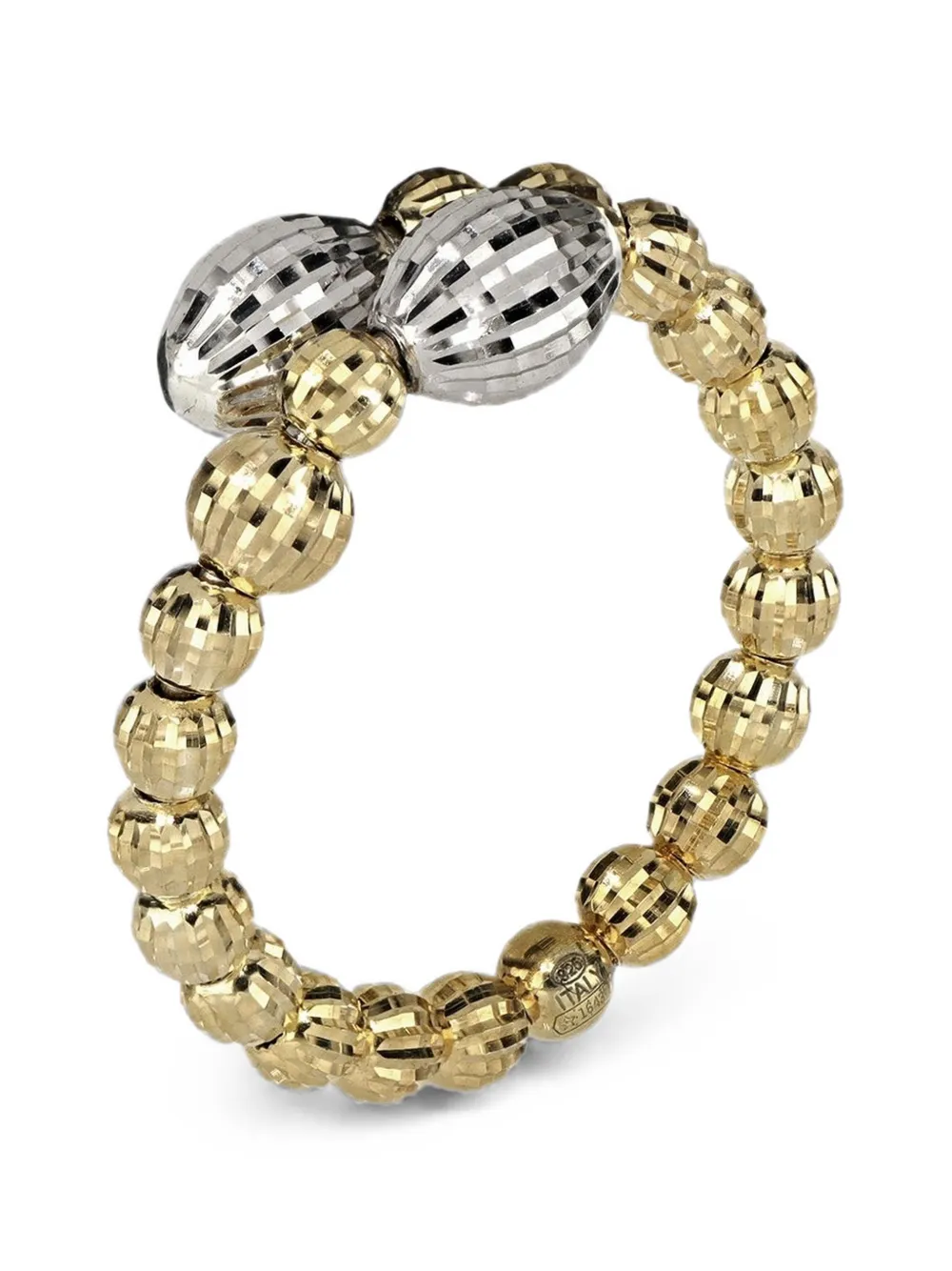 DESMOS Anello con cristalli - Oro