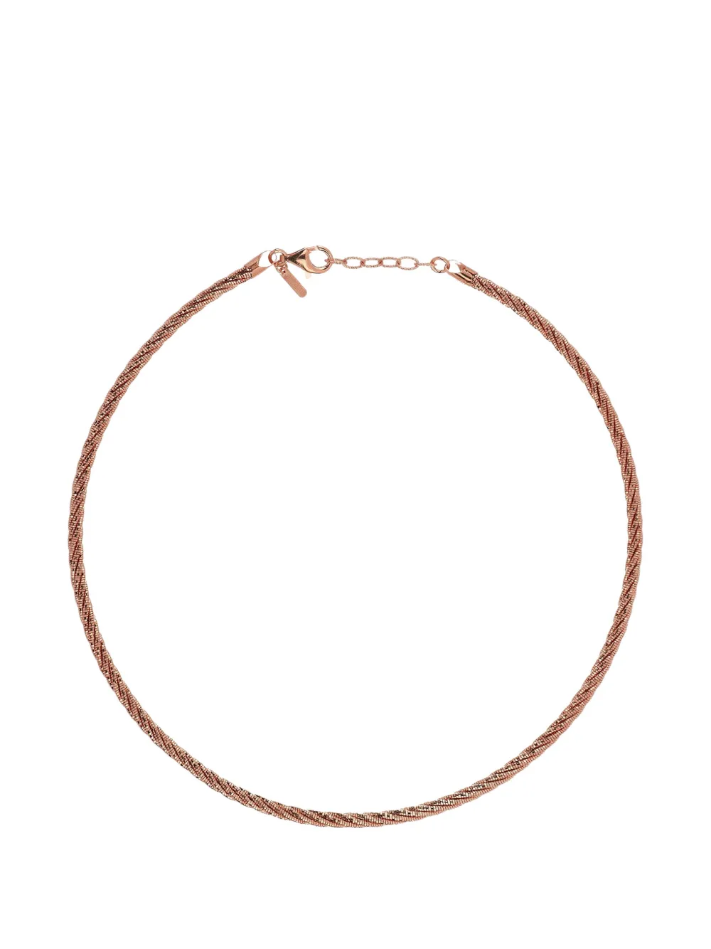 Desmos Spring Twist Necklace In Pink