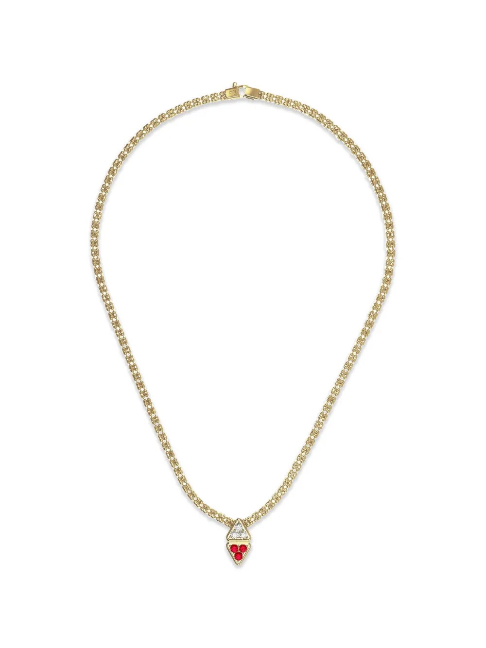 DESMOS Infinity Halskette mit Cubic Zirkonia - Gold