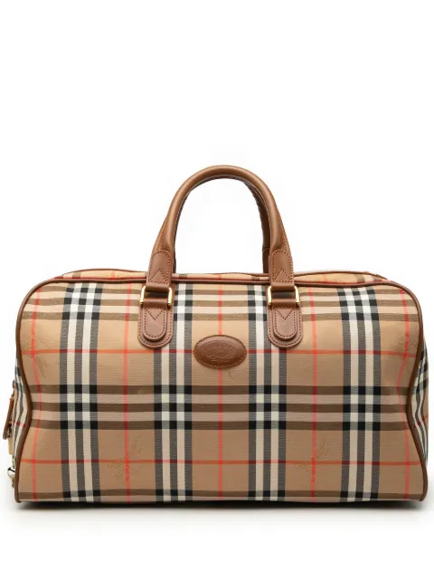 Burberry Pre-Owned 20th Century Haymarket Check Canvas travel bag