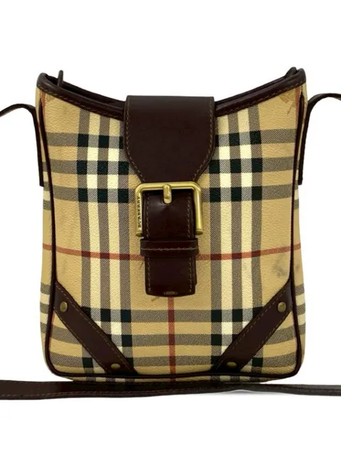 Burberry Pre-Owned 2000-2017 Haymarket Check Coated Canvas crossbody bag
