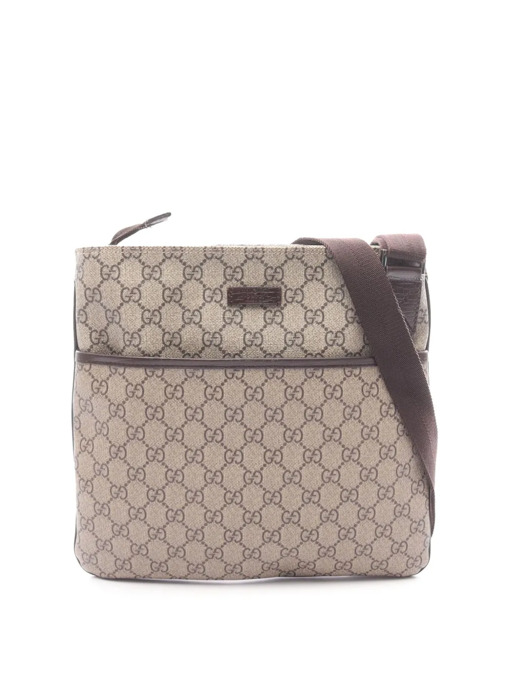 Gucci Pre-Owned 2000-2015 GG Supreme crossbody bag - Toni neutri