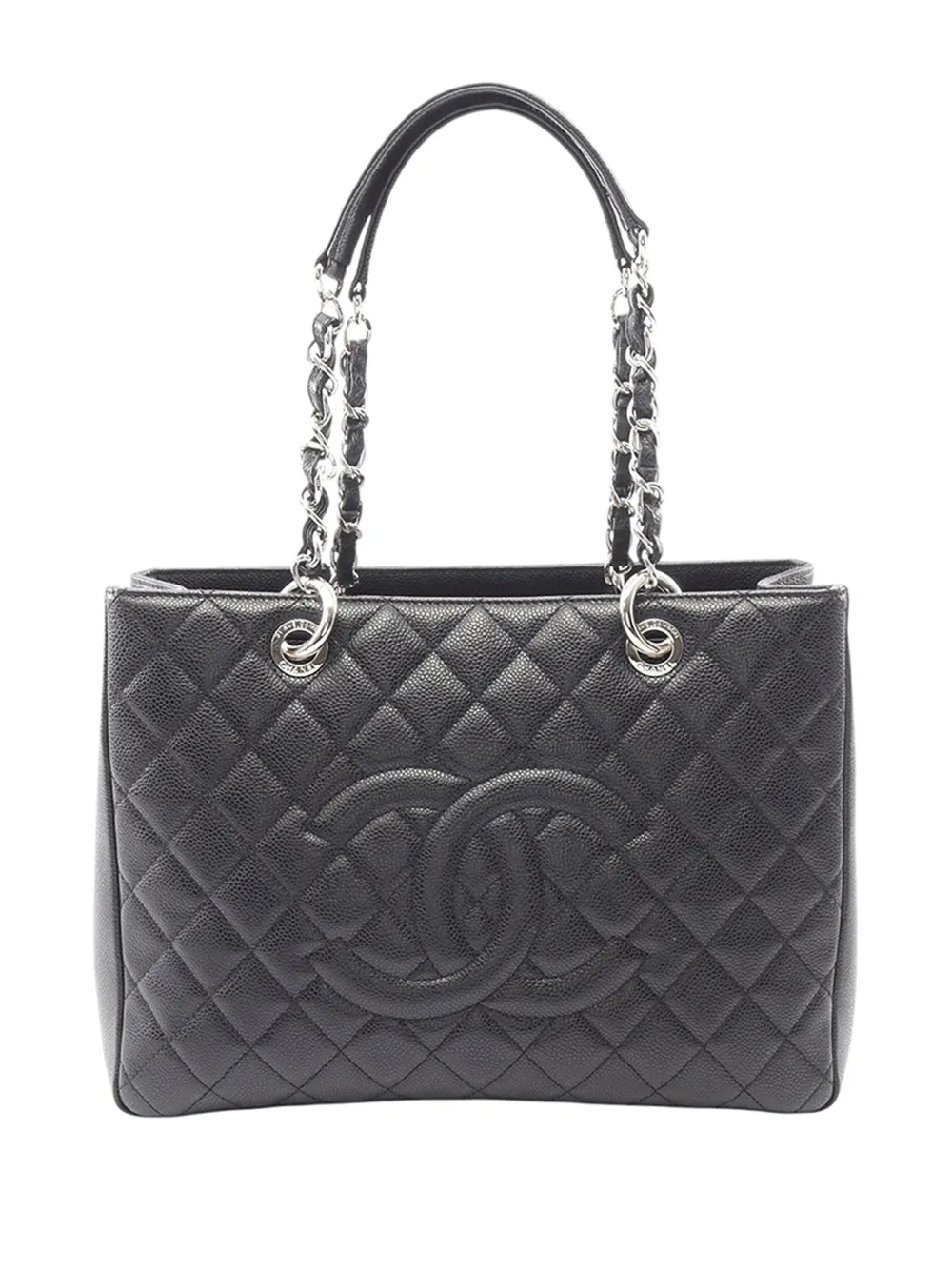 CHANEL Pre-Owned 2014 Caviar Grand Shopping tote bag - Toni neutri
