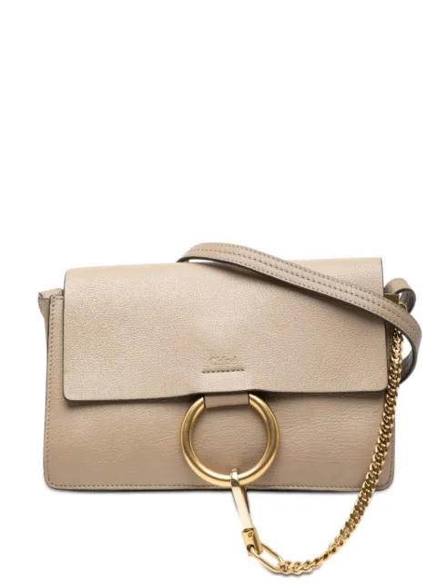 Chloé Pre-Owned bandolera Faye pequeña de piel de becerro y ante 2017