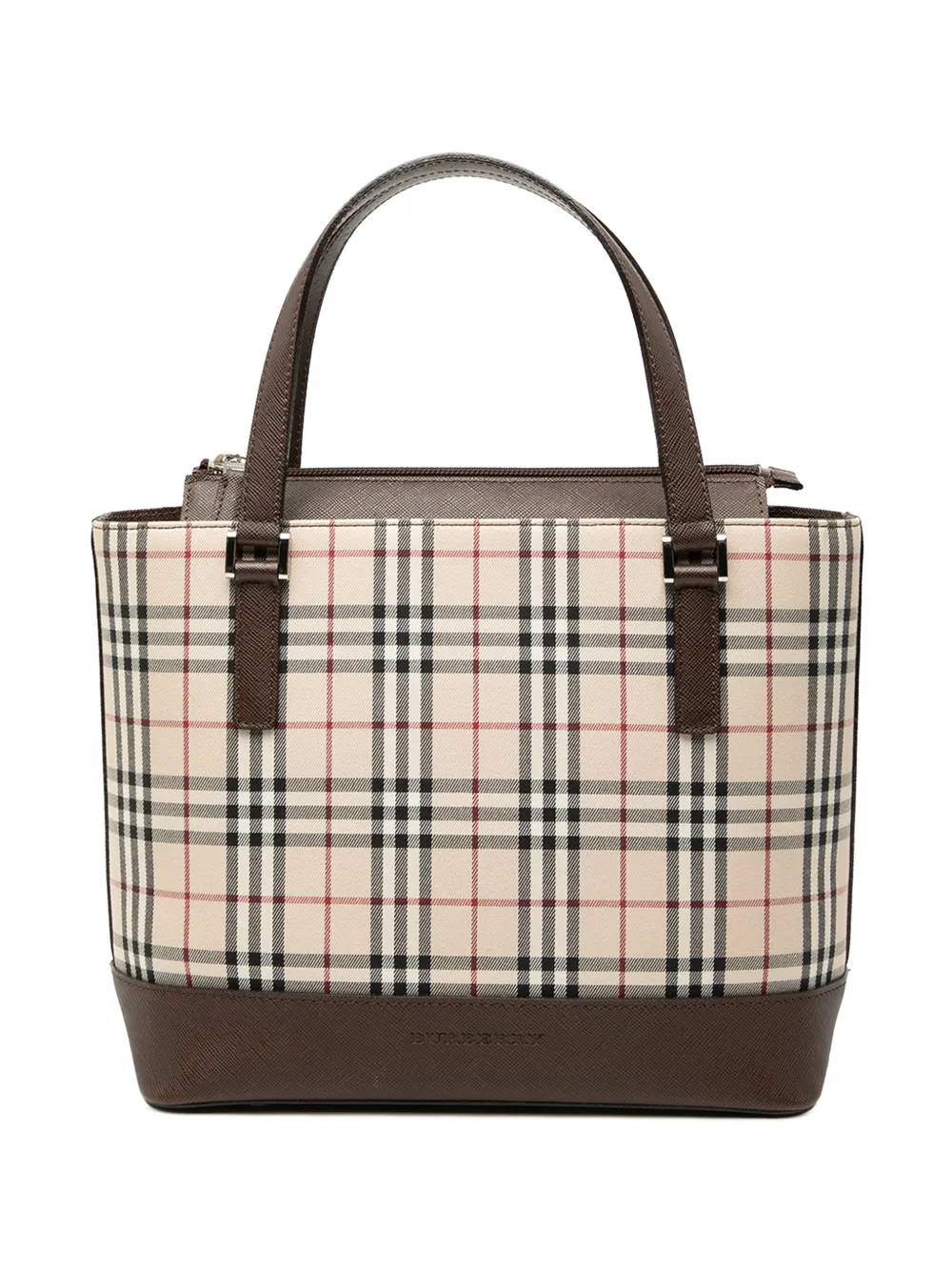 Burberry Pre-Owned 2000-2017 House Check Canvas handbag - Neutrals