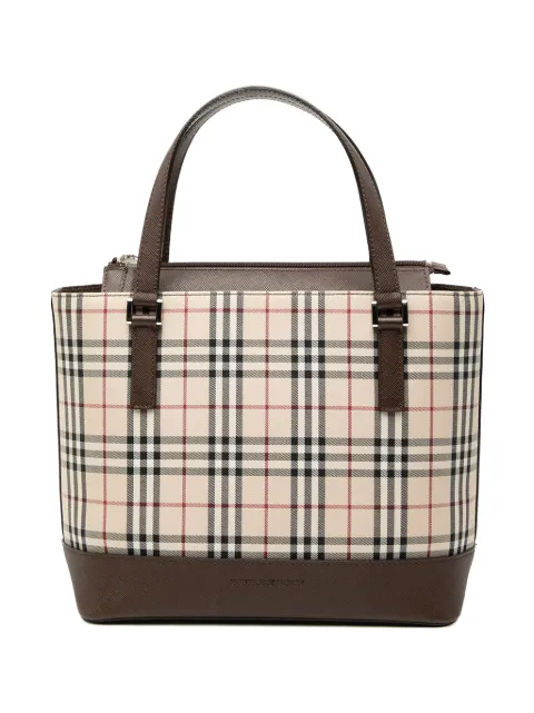 Burberry Pre-Owned 2000-2017 House Check Canvas handbag