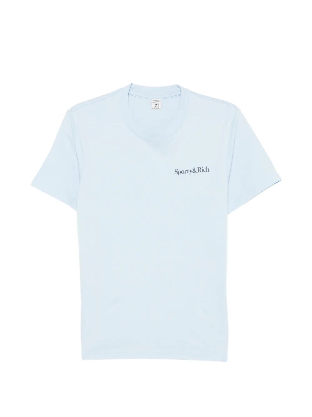 Sporty & Rich Fema T-Shirt mit Logo-Detail - Blau