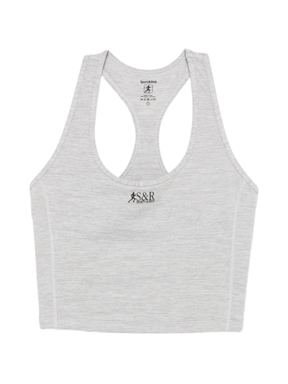 Sporty & Rich Sport-BH mit Racerback - Grau