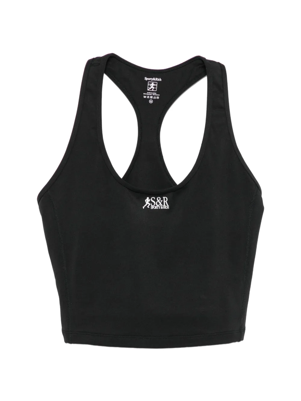 Sporty & Rich Sport-BH mit Racerback - Schwarz