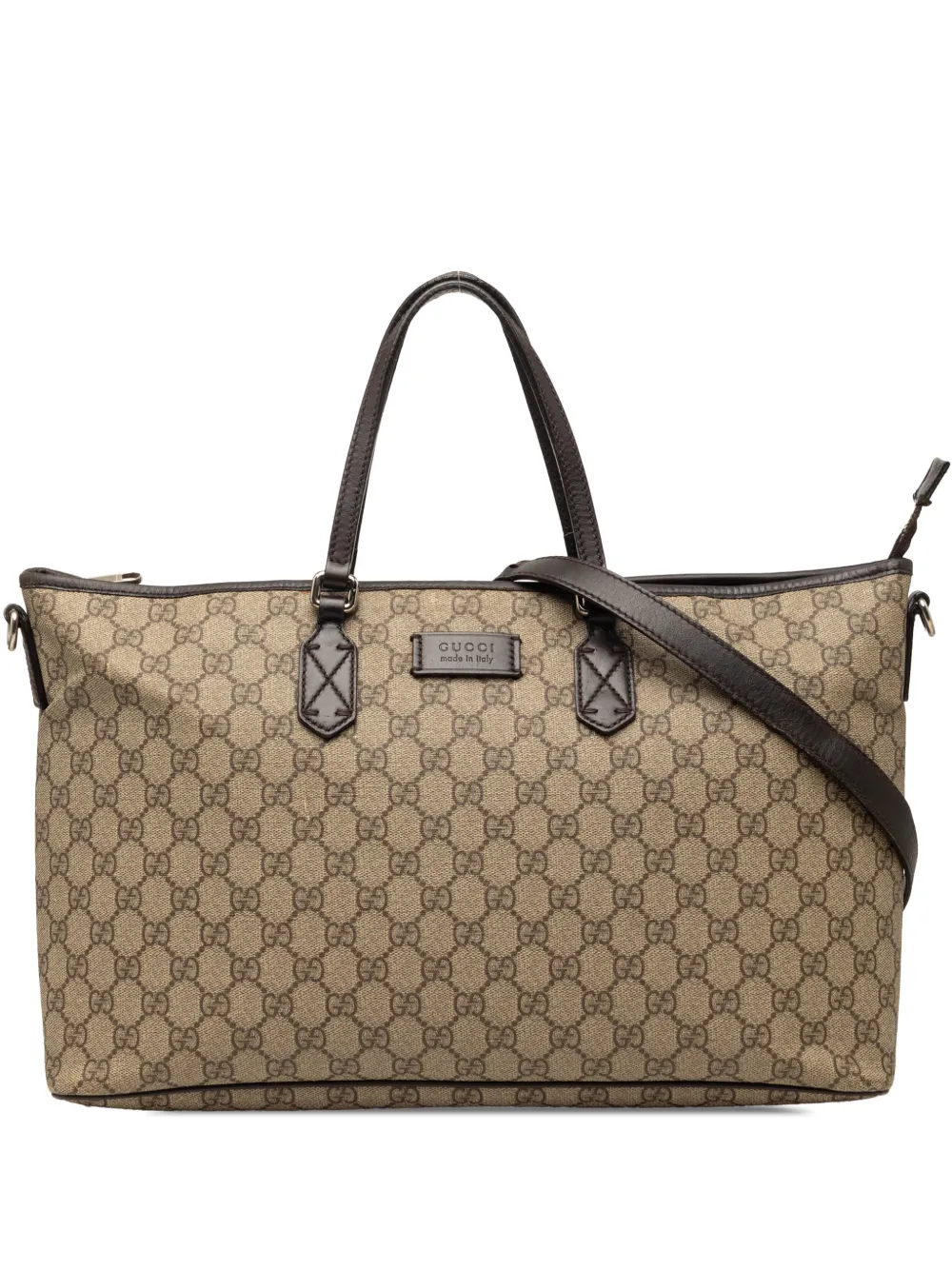Gucci Pre-Owned 2000-2015 GG Supreme satchel - Neutrals