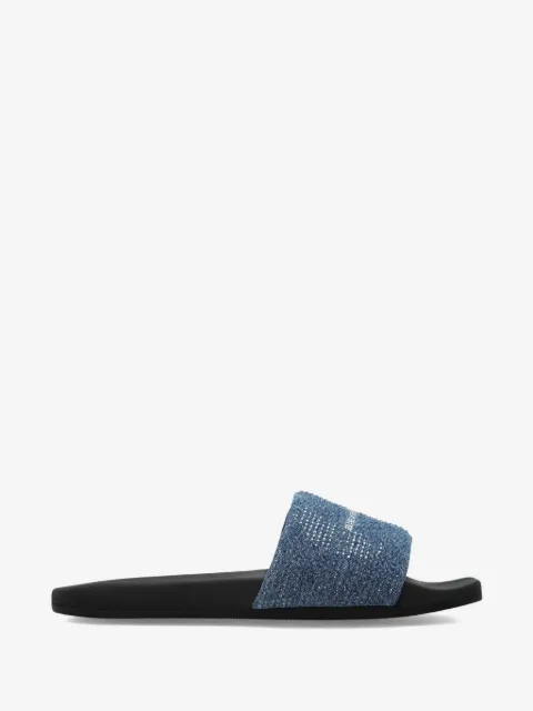 Alexander Wang flip flops con aplique del logo