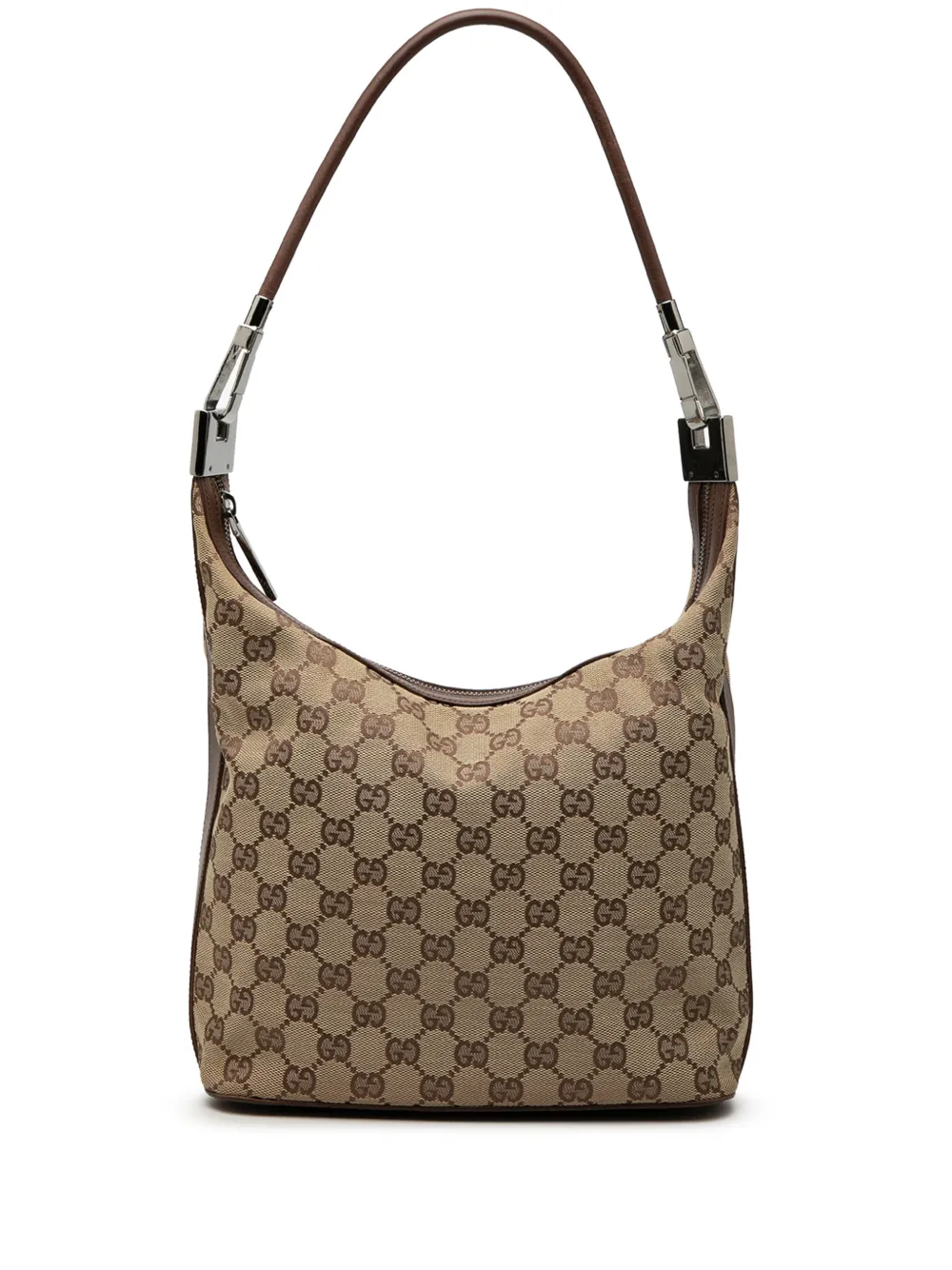 Pre-owned Gucci 2000-2015 Gg Canvas Shoulder Bag In Neutral