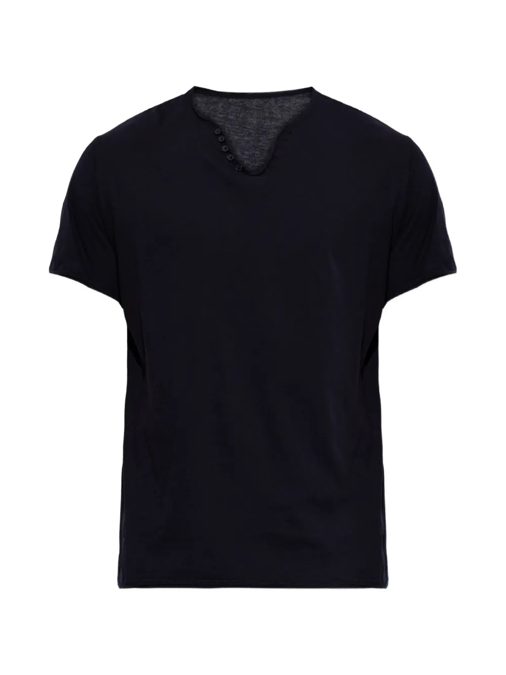 Zadig&Voltaire Monastir henley T-shirt met print Blauw