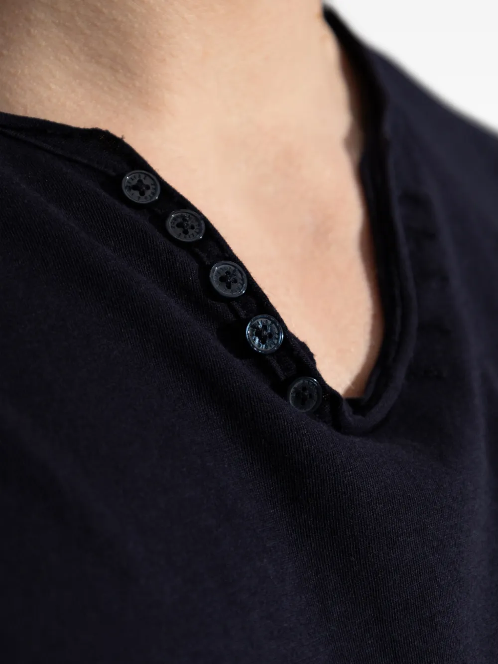 Zadig&Voltaire Monastir henley T-shirt met print Blauw