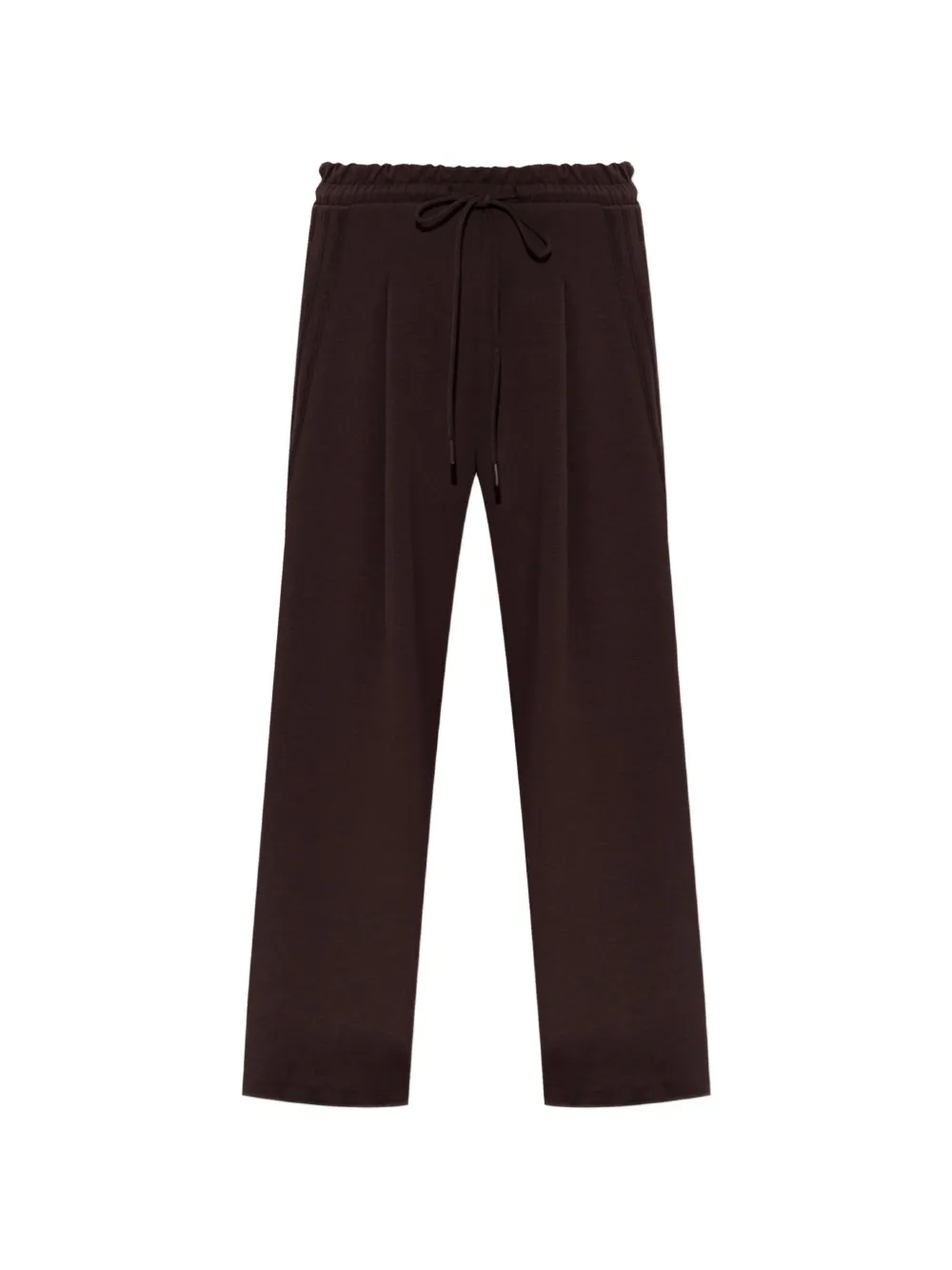 adidas wide-leg drawstring track pants - Marrone