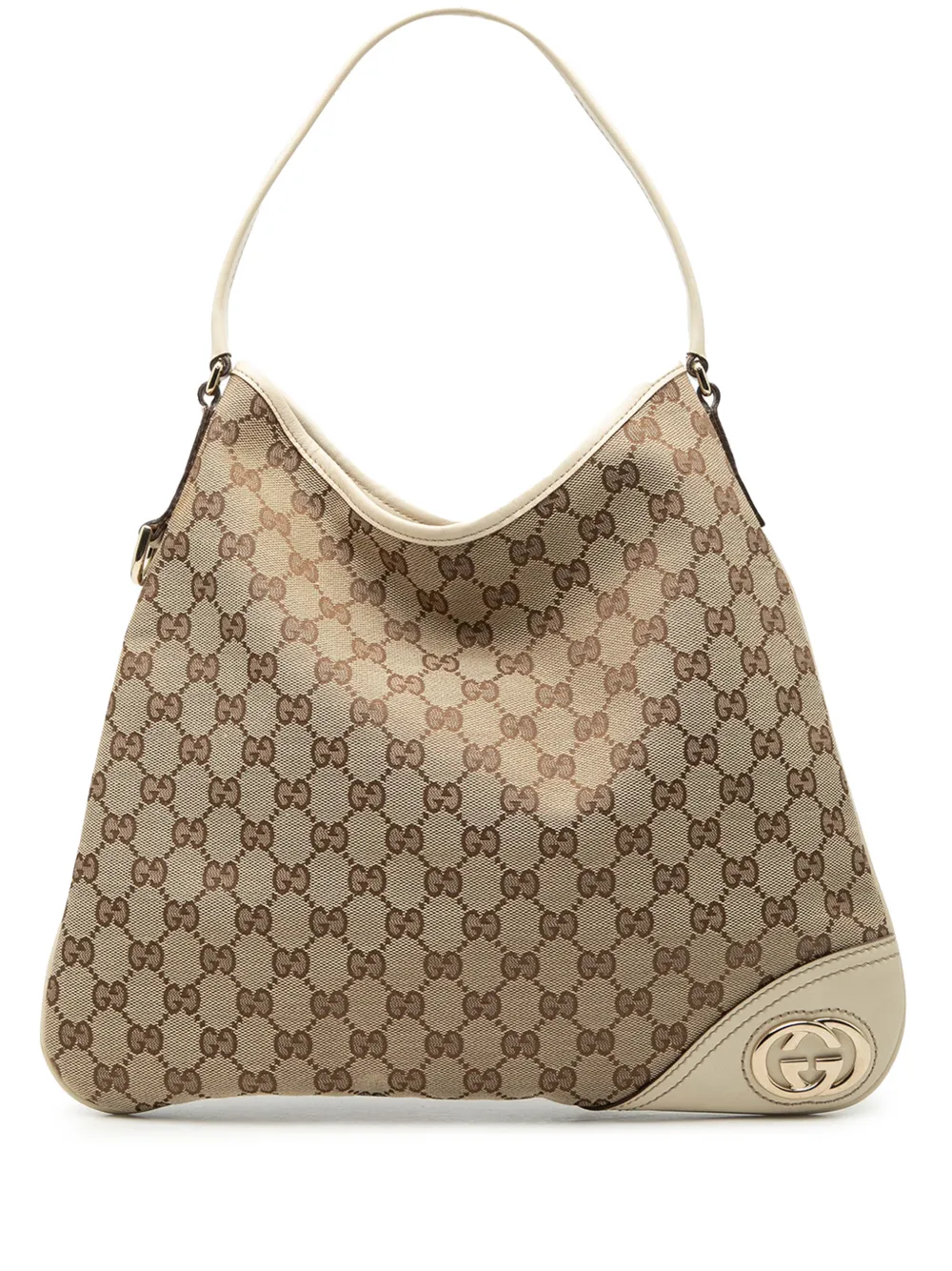 Gucci Pre-Owned 2000-2015 GG Canvas New Britt hobo bag - Toni neutri