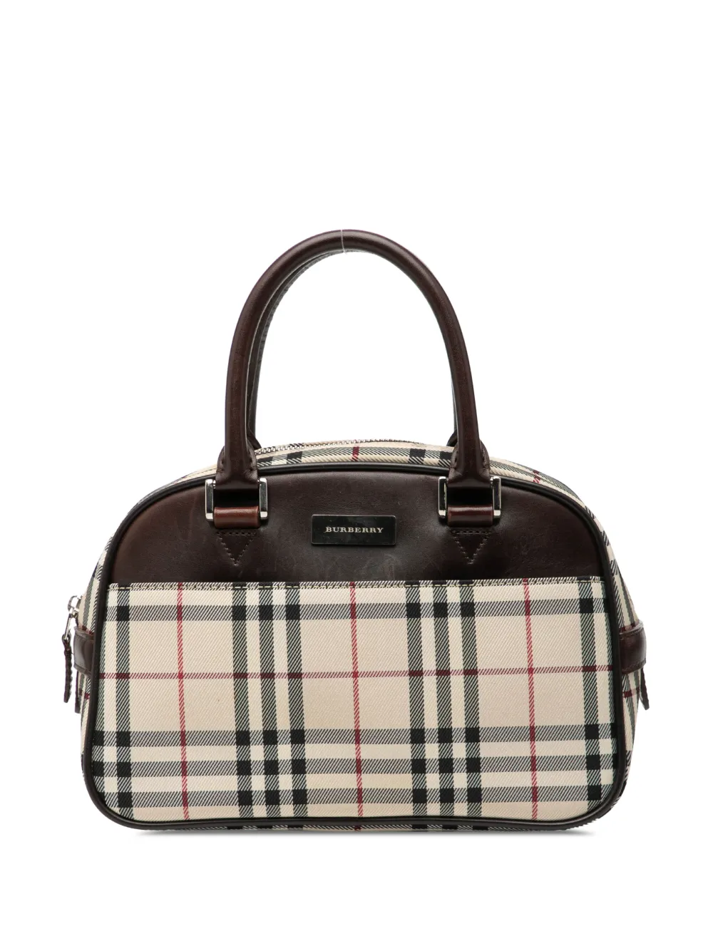 Burberry Pre-Owned 2000-2017 House Check Canvas handbag - Neutrals