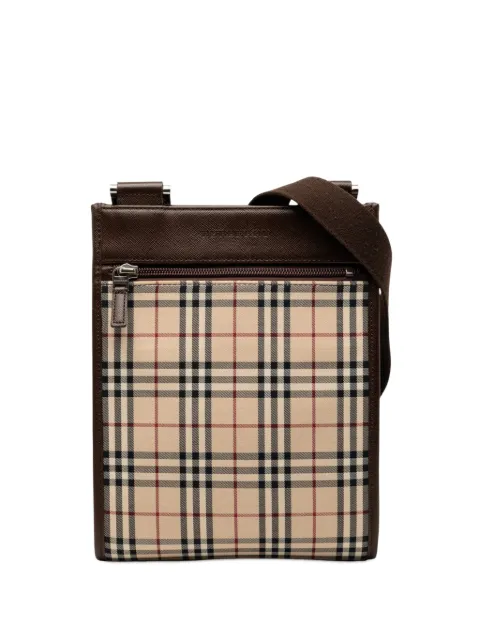 Burberry Pre-Owned 2000-2017 House Check Canvas crossbody bag