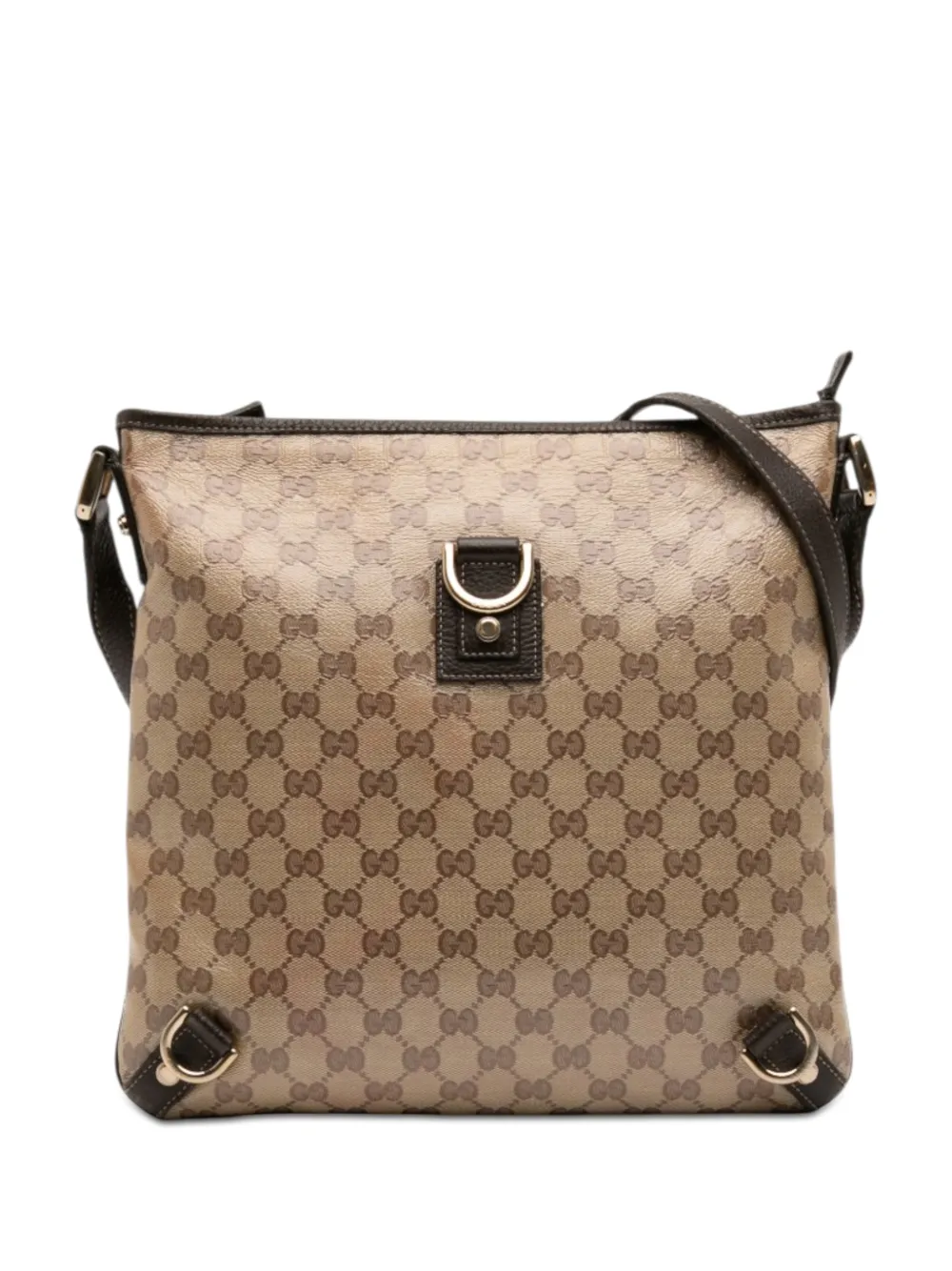 Gucci Pre-Owned 2016-2026 GG Crystal Abbey D Ring crossbody bag - Neutrals