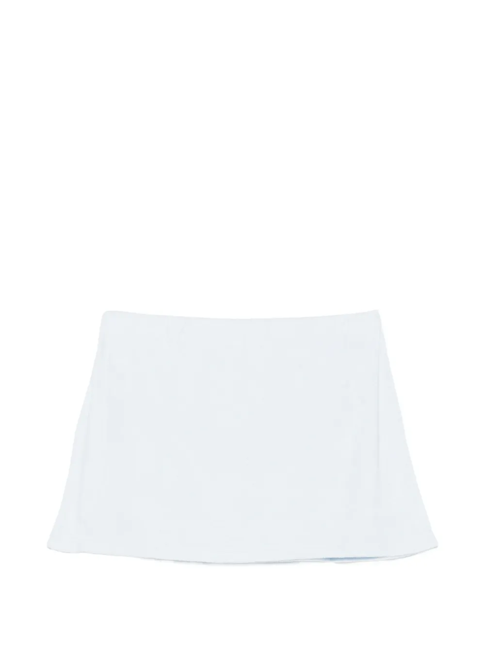 Sporty & Rich Badstof rok met geborduurd logo Blauw
