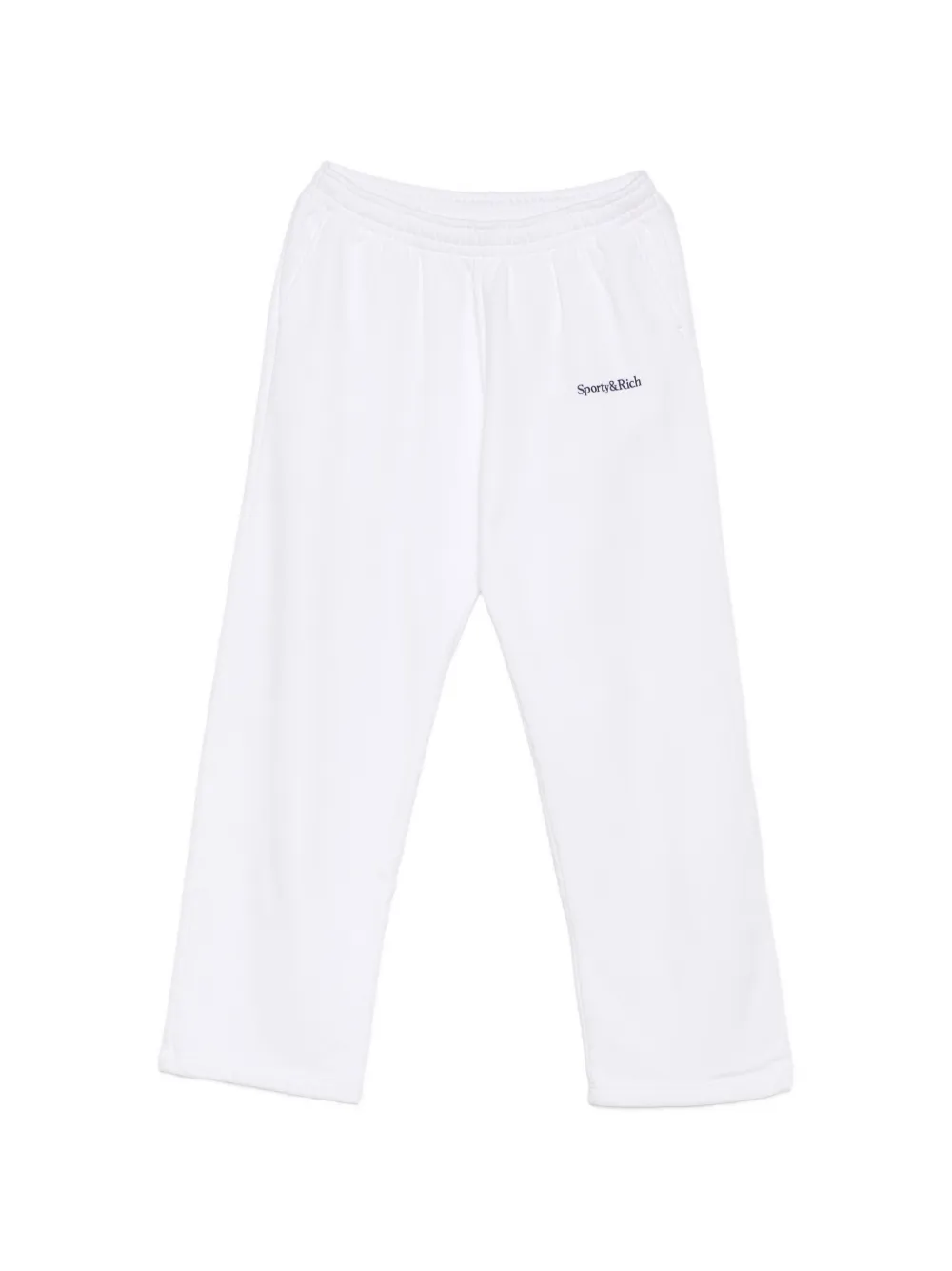 Sporty & Rich Jogginghose mit Logo-Stickerei - Weiß