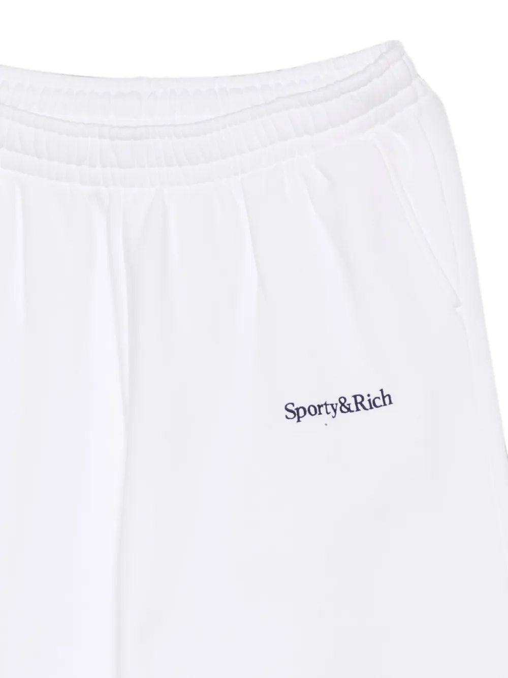 Sporty & Rich Trainingsbroek met geborduurd logo Wit
