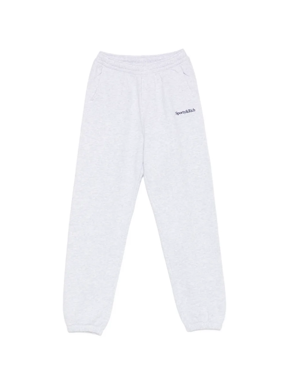 Sporty And Rich Logo-embroidered Track Pants In Gray