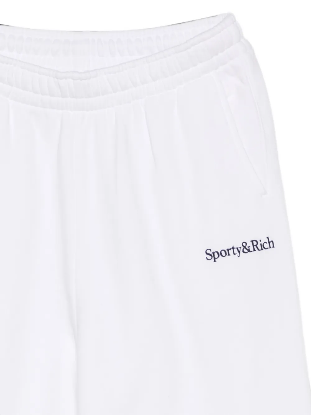 Sporty & Rich Trainingsbroek met geborduurd logo Wit