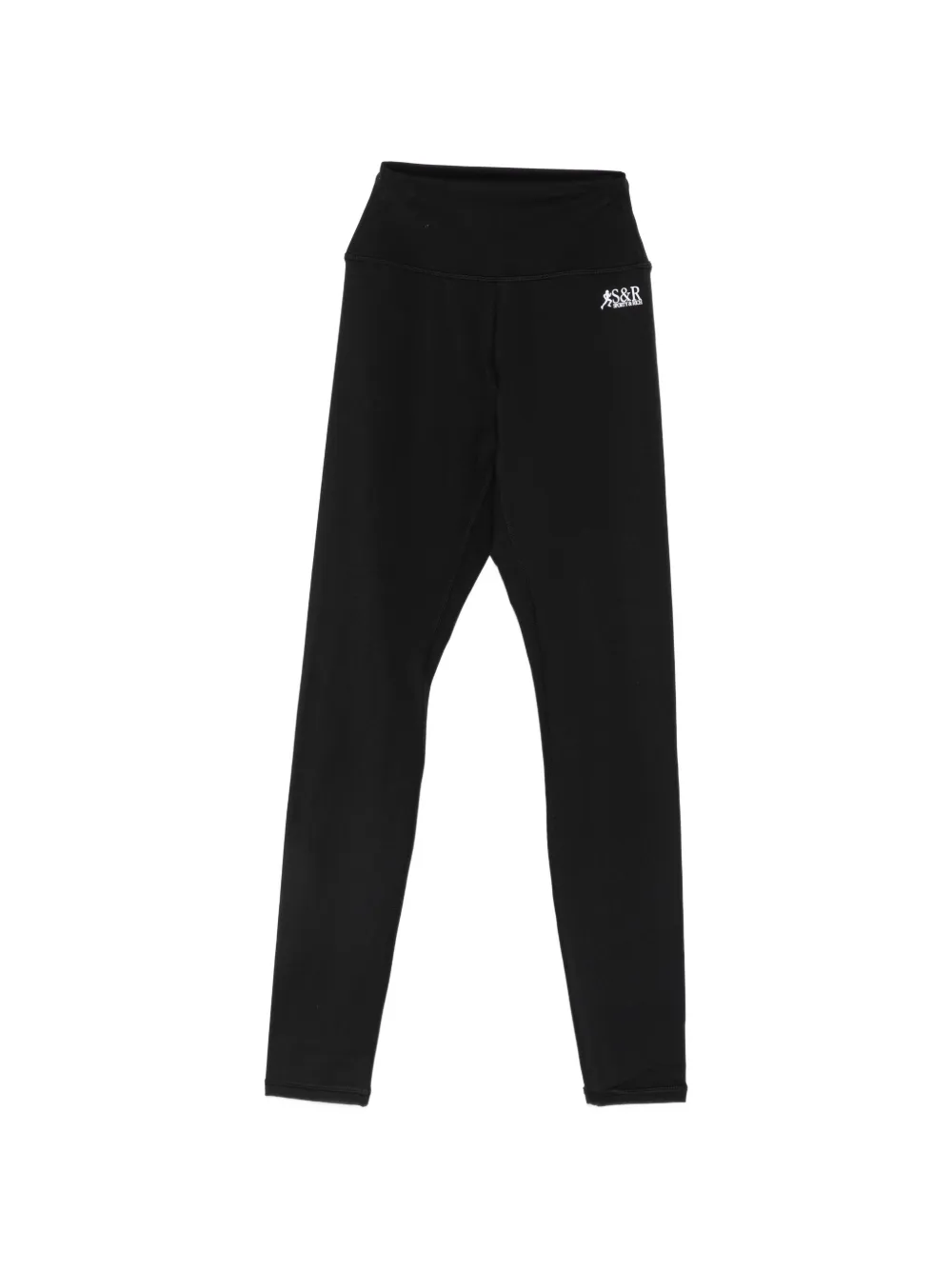 Sporty & Rich logo-print leggings - Nero