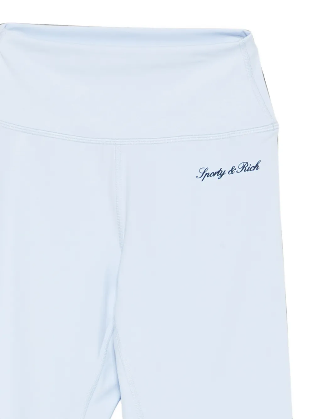 Sporty & Rich Legging met logoprint Blauw