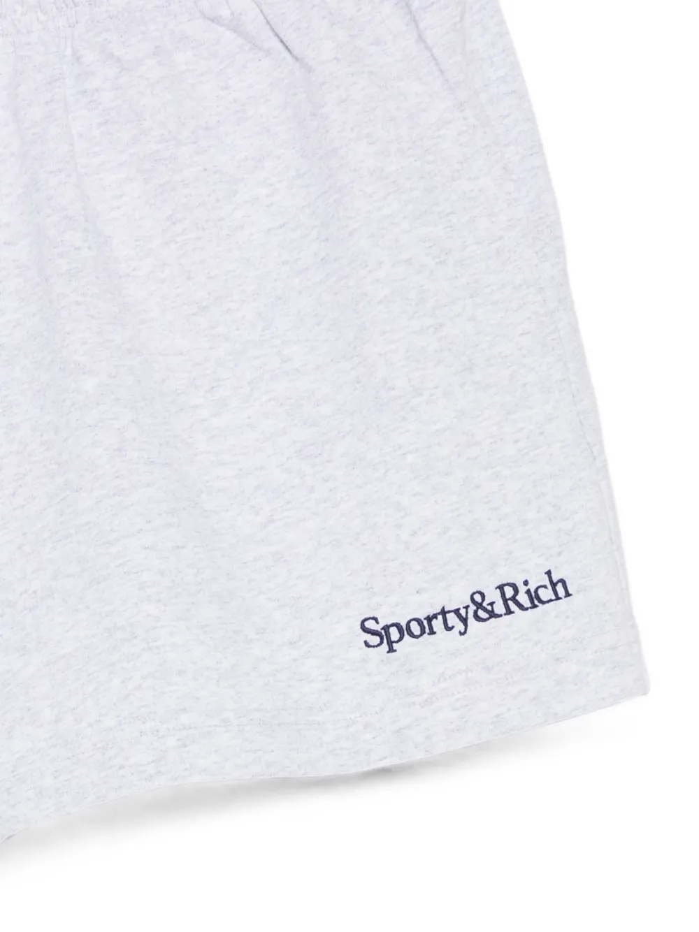 Sporty & Rich Trainingsshorts met geborduurd logo Grijs