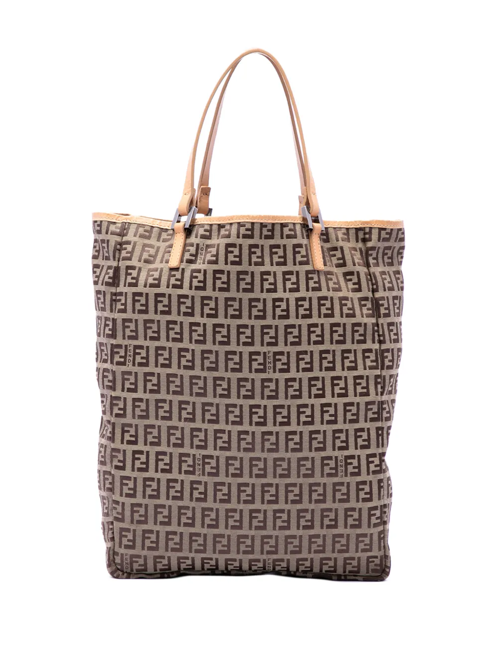 Fendi Pre-Owned 2000-2010 Zucchino Canvas tote bag - Nude