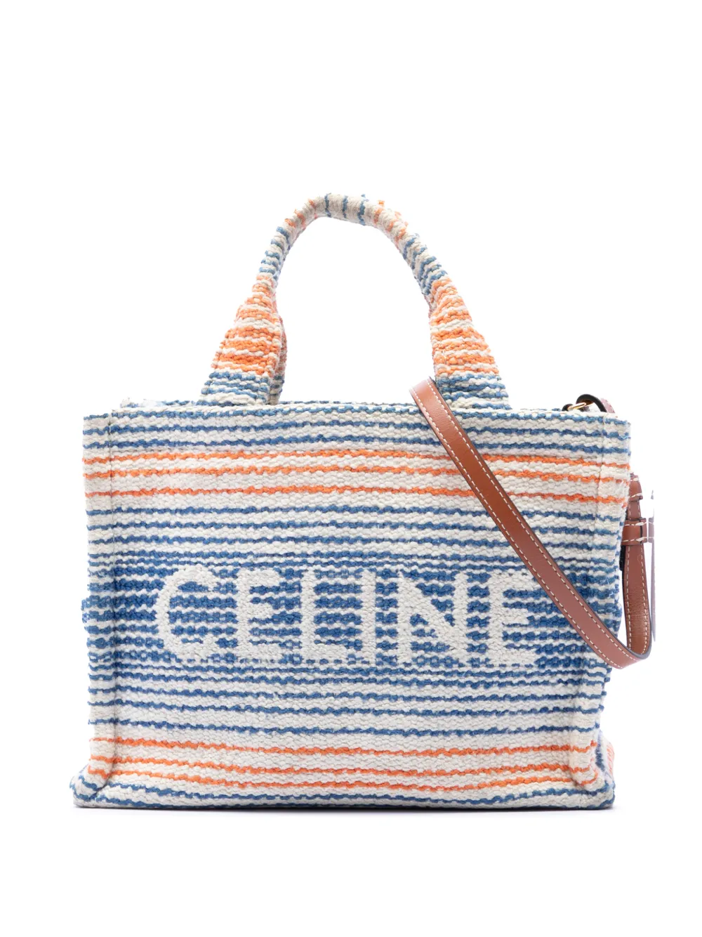 Celine Pre-Owned 2023 Small Canvas Cabas Thais satchel - Toni neutri