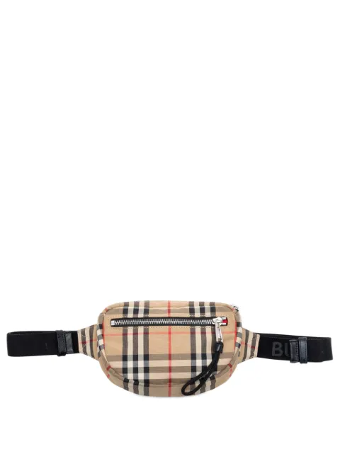 Burberry Pre-Owned 2018-2023 House Check Canvas Cannon belt bag