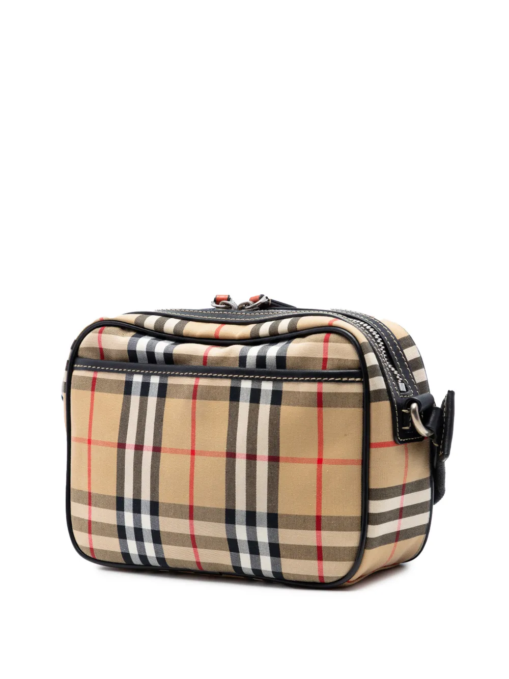  Burberry Pre-owned Borsa A Tracolla Imbottita Con Motivo House Check In Tela 2000-2017 - Toni Neutri 