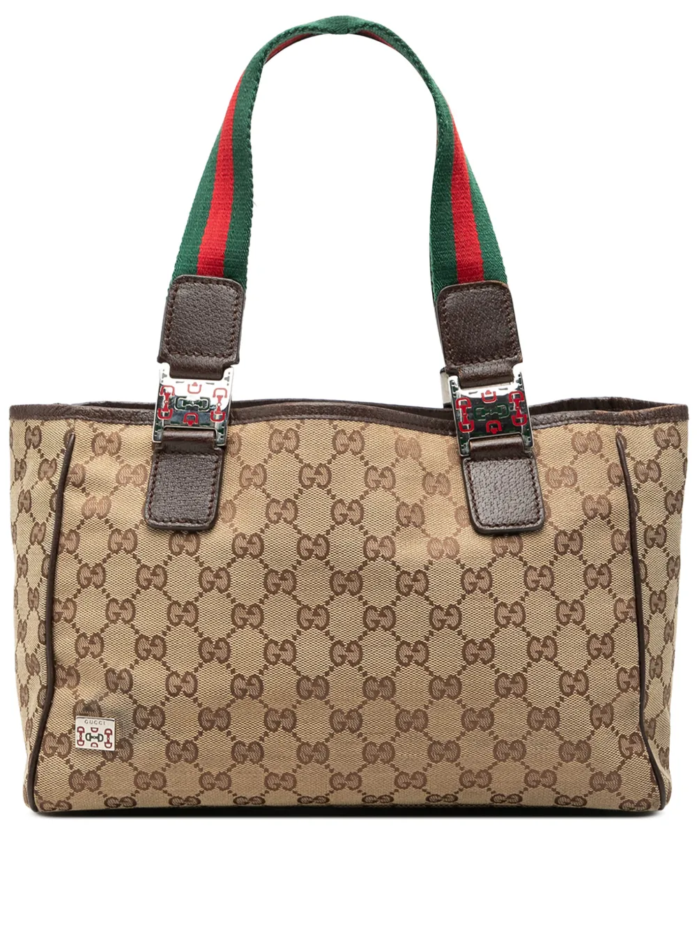 Gucci Pre-Owned 2000-2015 GG Canvas Web Pop tote bag - Toni neutri