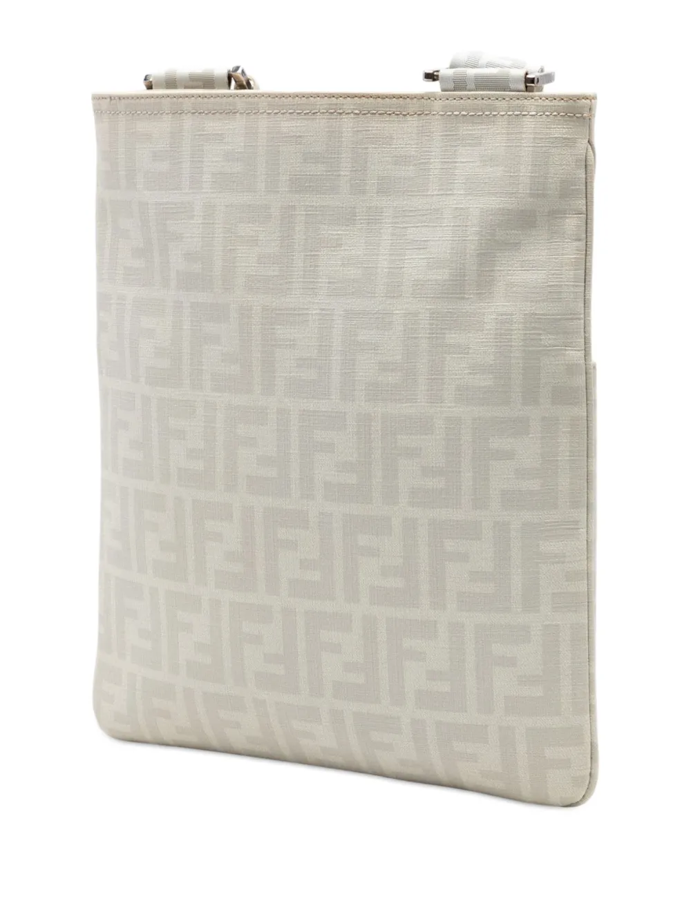 Fendi Pre-owned 2000-2010 Zucca Spalmati Crossbody Bag in Neutrals, view 3