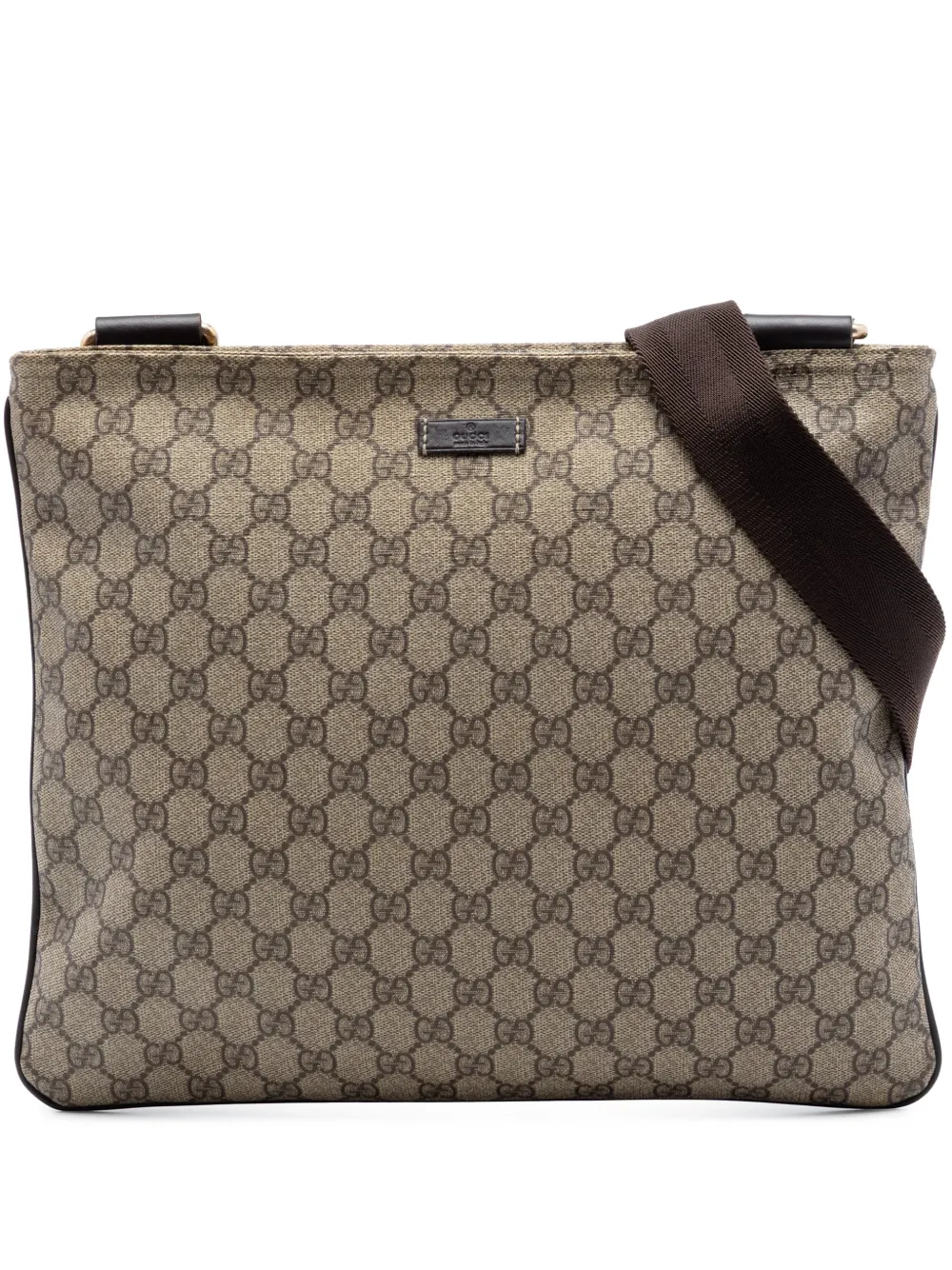 Gucci Pre-Owned 2016-2025 GG Supreme crossbody bag - Toni neutri