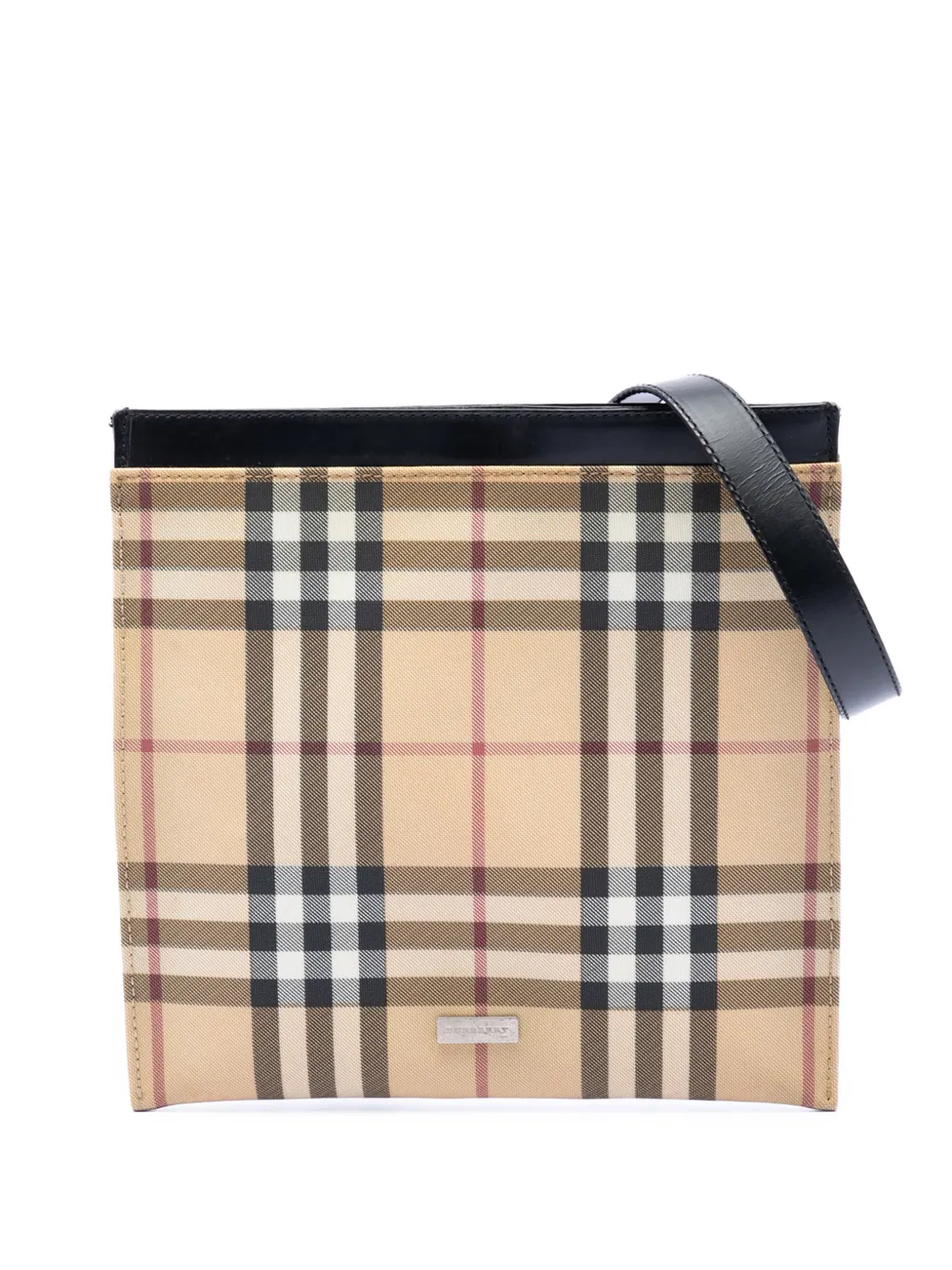 Burberry Pre-Owned 2000-2017 House Check Coated Canvas crossbody bag - Neutrals