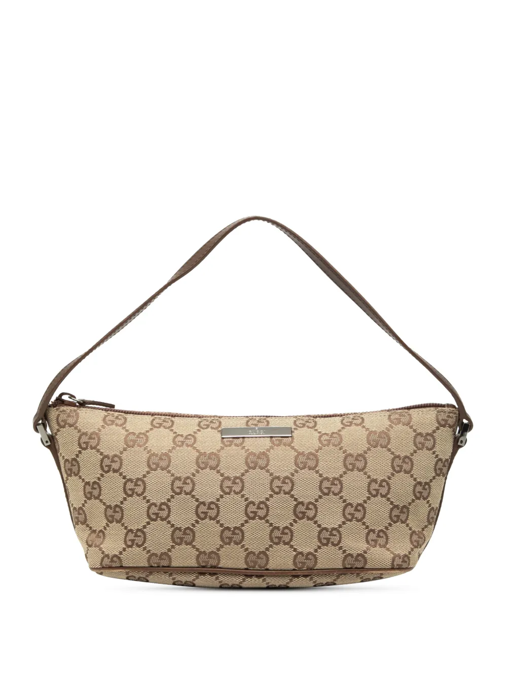 Gucci Pre-Owned 2000-2015 GG Canvas Boat shoulder bag - Toni neutri