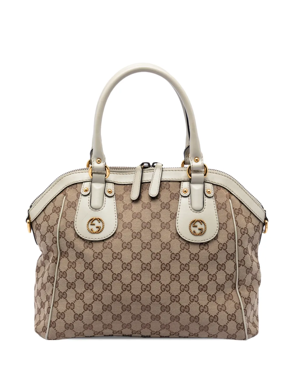 Gucci Pre-Owned 2016-2026 GG Canvas Scarlett satchel - Neutrals