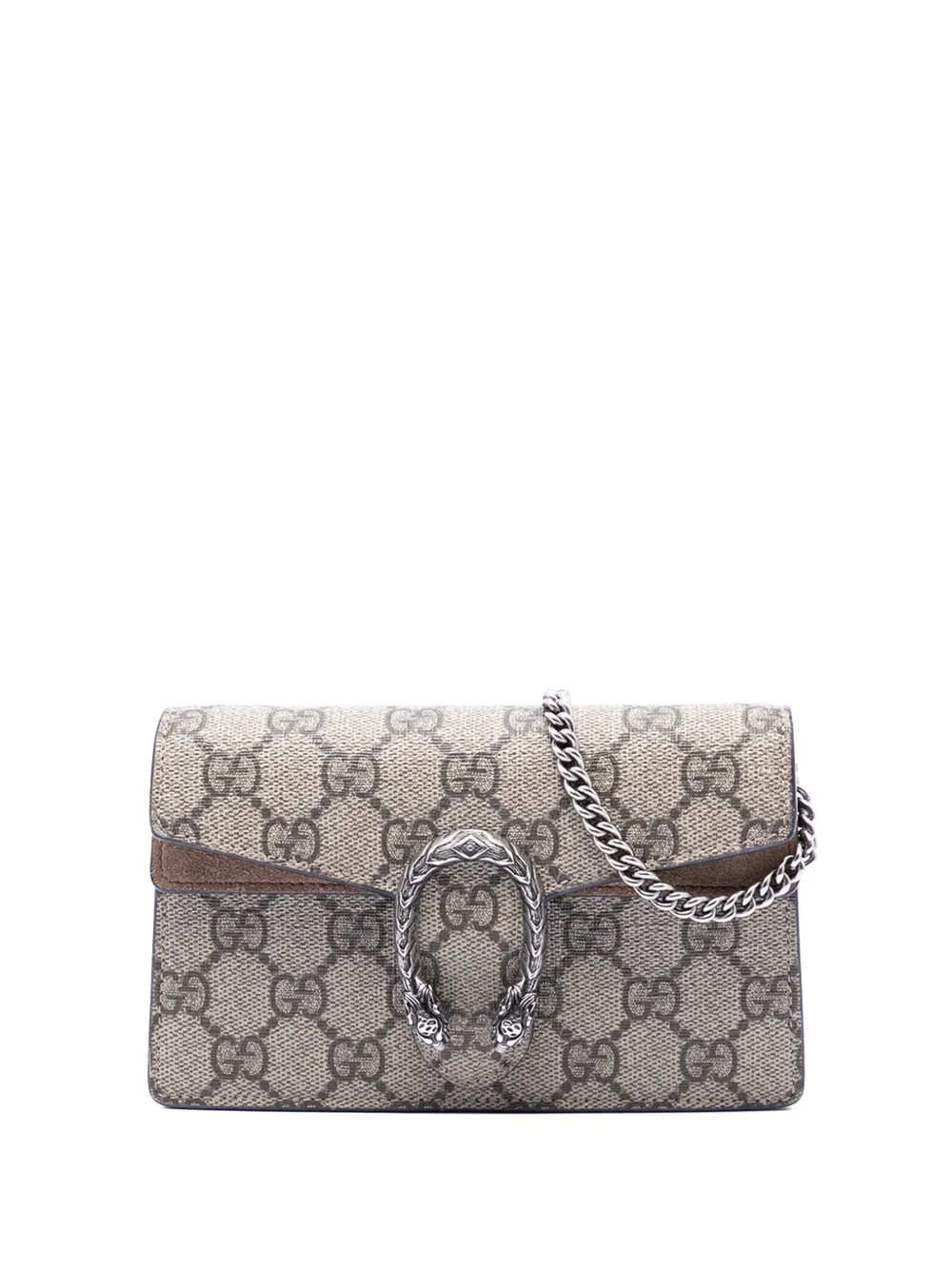 Gucci Pre-Owned 2016-2026 Mini GG Supreme Dionysus crossbody bag - Toni neutri