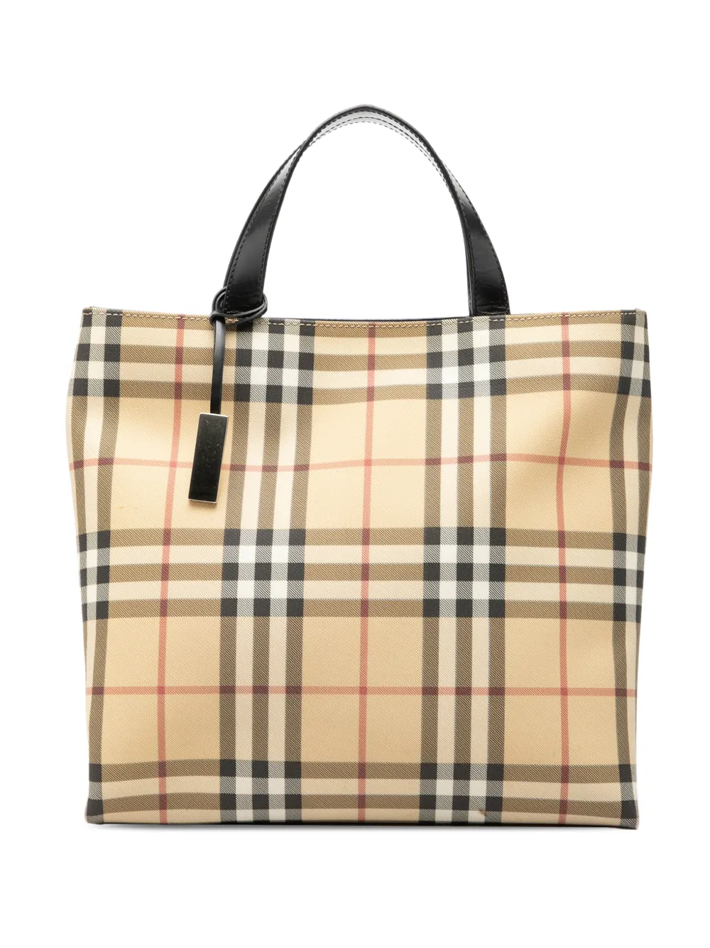 Burberry Pre-Owned 2000-2017 House Check Coated Canvas tote bag - Neutrals