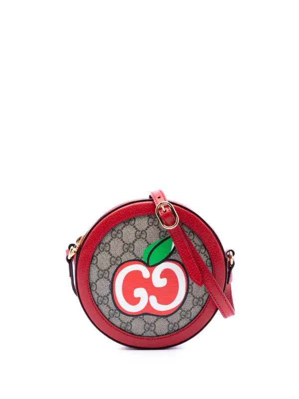 Gucci Pre-Owned 2016-2026 GGスプリーム アップル ラウンド 