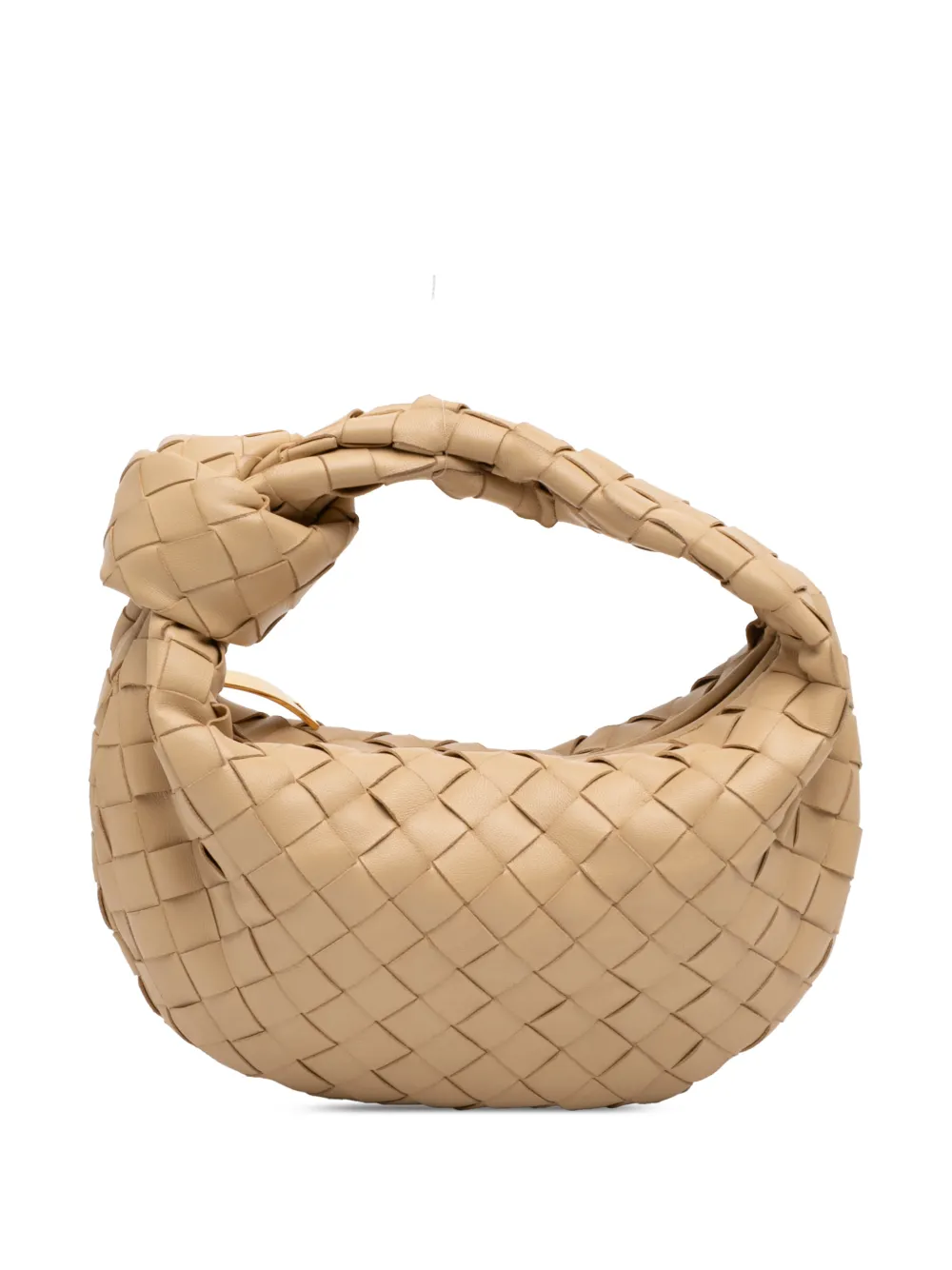 Bottega Veneta Pre-Owned 2012-2026 Mini Nappa Intrecciato Jodie hobo bag - Nude