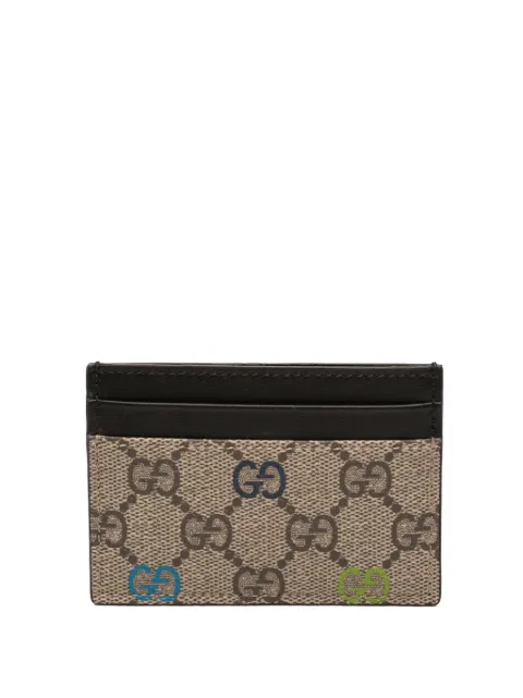 Gucci Pre-Owned 2000-2015 Multicolor GG Supreme card holder