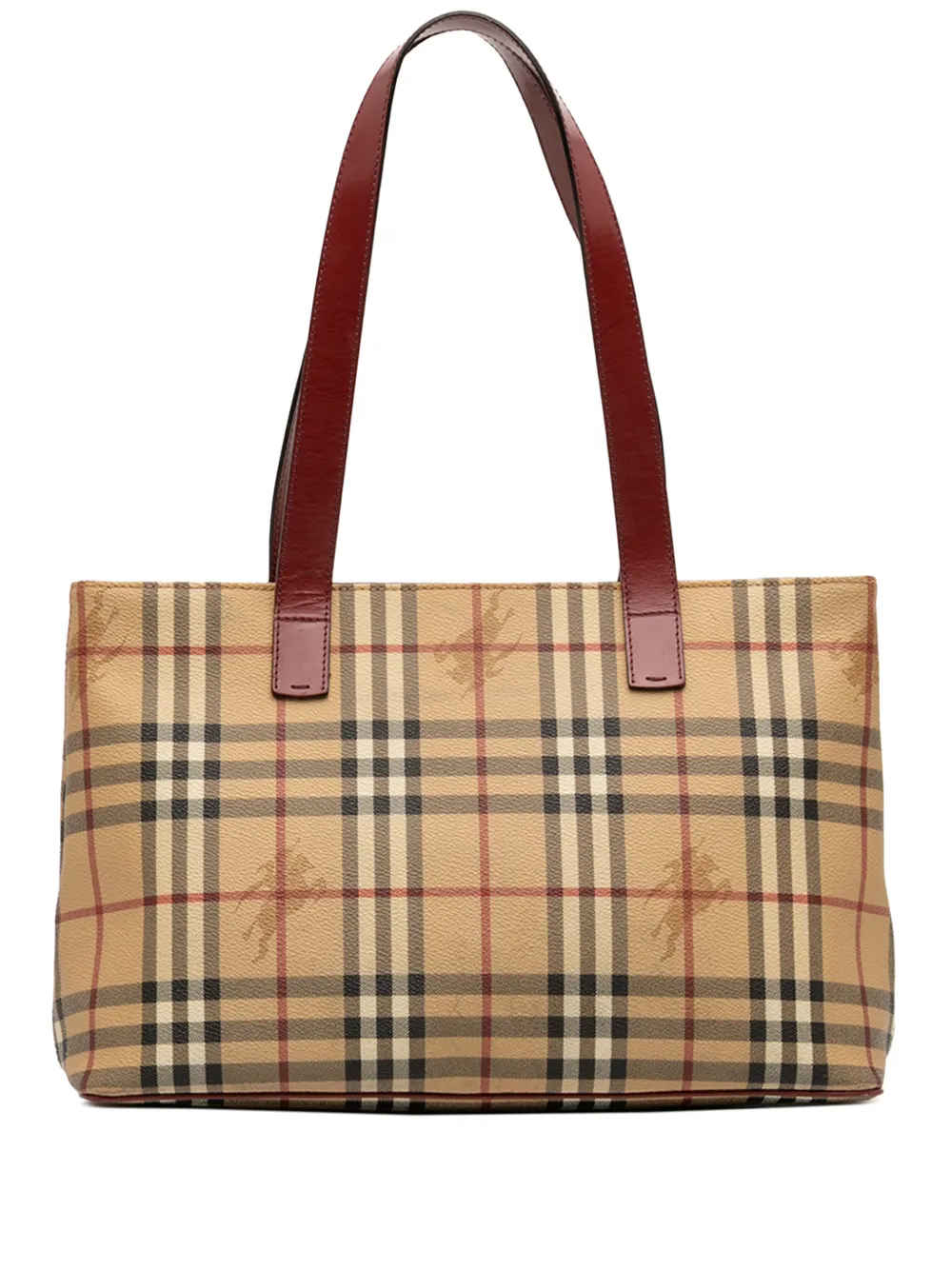 Burberry Pre-Owned 2000-2017 Haymarket Check Coated Canvas tote bag - Neutrals
