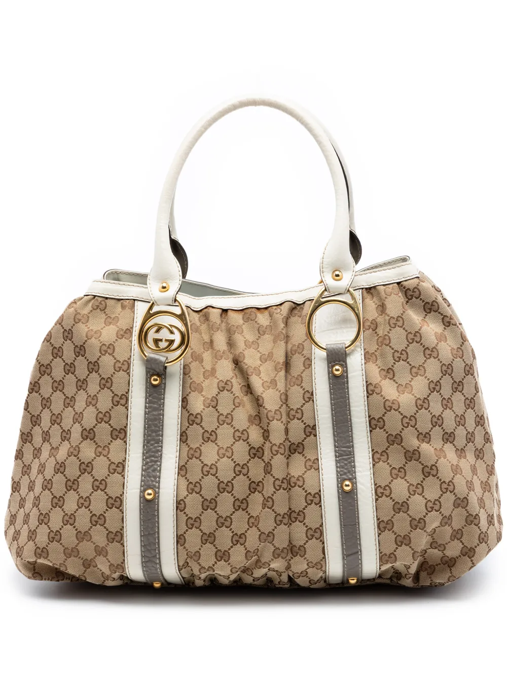 Gucci Pre-Owned 2016-2026 GG Canvas Interlocking G tote bag - Toni neutri