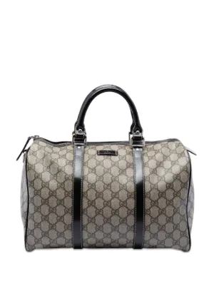 Gucci Pre-Owned 2016-2026 ミディアム GGスプリーム ジョイ ボストン 